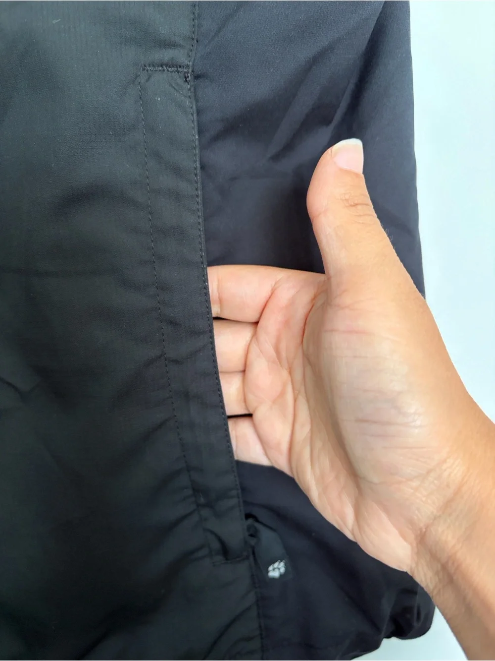 JACK WOLFSKIN BLACK SOFTSHELL FULL ZIP VEST WOMENS XL